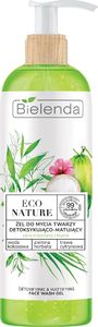 Bielenda Eco Nature Żel do mycia twarzy detoksykująco-matujący - Woda Kokosowa & Zielona Herbata & Trawa Cytrynowa 200g 1