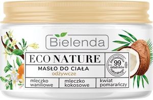 Bielenda Eco Nature Masło do ciała odżywcze - Mleczko Waniliowe & Kokosowe & Kwiat Pomarańczy 250 ml 1