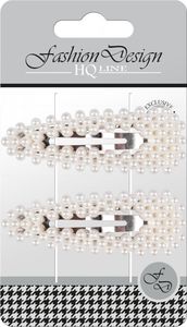 Top Choice Top Choice Fashion Design Spinki typu "Pyk" perła biała (23798) 1op.-2szt 1