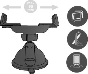 Maclean Uchwyt grawitacyjny do samochodu MC-658 7