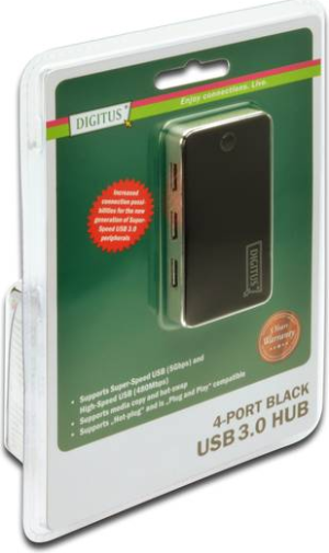 HUB USB Digitus 4x USB-A 3.0 (DA-70231) 5
