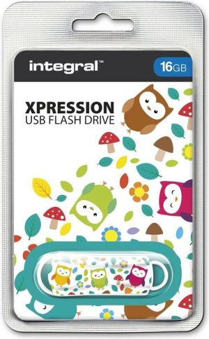 Pendrive Integral Xpression Owls, 16 GB  (INFD16GBXPROWLS) 2