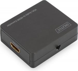 Adapter AV Digitus HDMI - D-Sub (VGA) + Jack 3.5mm czarny (DS-40131) 5