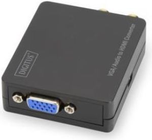 Adapter AV Digitus D-Sub (VGA) - HDMI + RCA (Cinch) czarny (DS-40130-1) 2