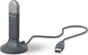 Karta sieciowa Belkin Wireless 802.11g/54 Mbps karta USB 2.0 (F5D7050ee) 1