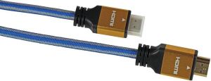 Kabel iBOX HDMI - HDMI 1.5m niebieski (ITVFHD04) 1