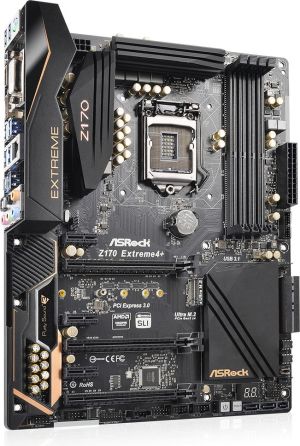 Płyta główna ASRock Z170 Extreme 4+, Z170, 4x DDR4, SATA3, USB 3.1, ATX 2