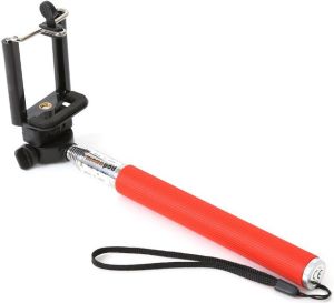 Selfie stick Omega Kijek Do Selfie Platinet Sport Telescopic Pole Stick Czerwony (OMMPKR) 1