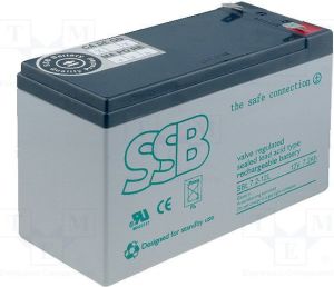 SSB Akumulator 12V/7.2Ah (SBL 7.2-12L) 1