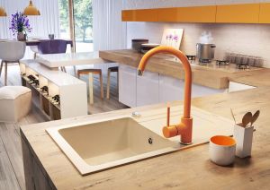 Bateria kuchenna Deante Milin stojąca pomarańczowy (BEU_O62M) 11