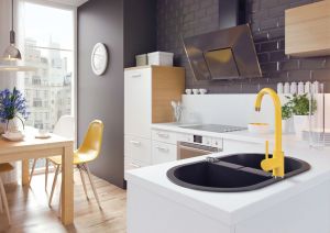 Bateria kuchenna Deante Milin stojąca żółty (BEU_Y62M) 11