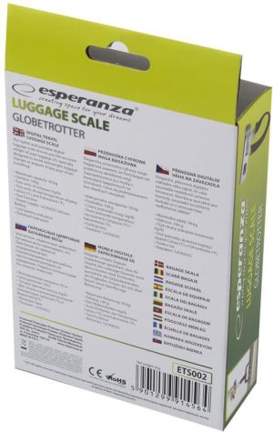 Esperanza ETS002 Waga Bagażowa GLOBETROTTER 7
