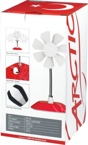 Wentylator USB Arctic Stołowy Breeze (AEBRZ00002A) 9