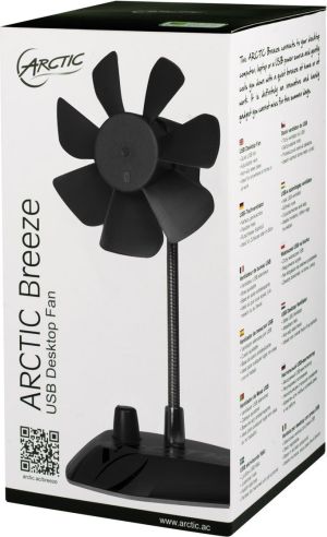 Wentylator USB Arctic Stołowy Breeze (ABACO-BRZBK01-BL) 9