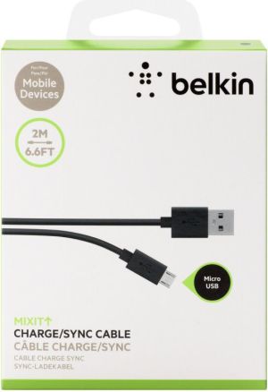 Kabel USB Belkin USB-A - microUSB 2 m Czarny (F2CU012bt2M-BLK) 2