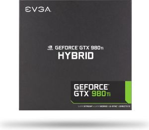 Karta graficzna EVGA GeForce GTX 980Ti Hybrid 6GB GDDR5 (384 bit) DVI-I, 3x DP, HDMI, Box (06G-P4-1996-KR) 6