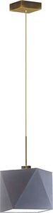 Lampa wisząca Lumes Nowoczesna lampa wisząca na złotym stelażu - EX416-Salix - 18 kolorów Musztardowy 1
