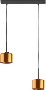 Lampa wisząca Lumes Miedziana podwójna lampa wisząca regulowana - EX434-Montanox 1