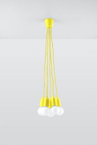 Lampa wisząca Lumes Żółta loftowa lampa wisząca - EX543-Diegi 2
