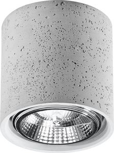 Lampa sufitowa Lumes Okrągły loftowy plafon z betonu - EX578-Culli 1