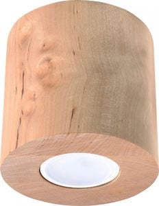 Lampa sufitowa Lumes Skandynawski plafon z drewna E763-Orbil 1