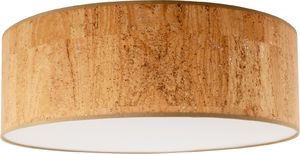 Lampa sufitowa Lumes Okrągły plafon z korka naturalnego 40 cm - EX462-Korit 1