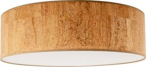 Lampa sufitowa Lumes Skandynawski plafon z korka naturalnego 50 cm - EX463-Korit 1