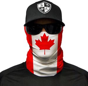 SA Co. SA Co. Chusta Wielofunkcyjna Face Shield Canada Flag uniwersalny 1
