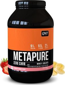 QNT Odżywka białkowa QNT METAPURE ZERO CARB 908g - truskawka/banan Uniwersalny 1