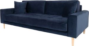 Selsey Sofa trzyosobowa Dagmarri 210 cm granatowy welur 1