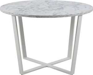 Selsey Stół Adhafera biały średnica 110 cm 2