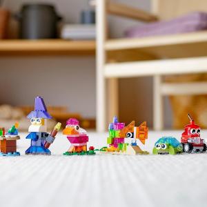 LEGO Classic Kreatywne przezroczyste klocki (11013) 8