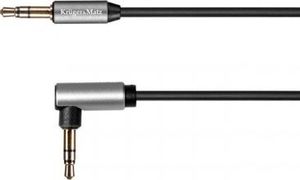Kabel Kruger&Matz Jack 3.5mm - Jack 3.5mm 1m srebrny (KM1242) 1
