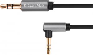 Kabel Kruger&Matz Jack 3.5mm - Jack 3.5mm 1.8m srebrny (KM1233) 1