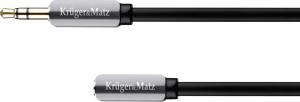 Kabel Kruger&Matz Jack 3.5mm - Jack 3.5mm 1m srebrny (KM0315) 1