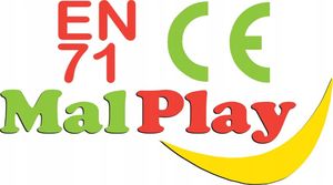 MalPlay Jeździk Hipcio Pomarańczowy 12