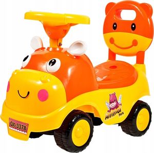 MalPlay Jeździk Hipcio Pomarańczowy 5