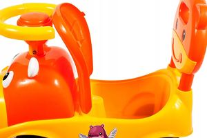 MalPlay Jeździk Hipcio Pomarańczowy 8