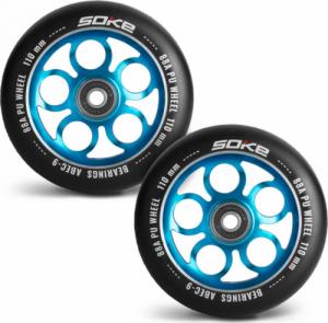 Soke Kółka do hulajnogi 110 mm niebieskie 2 szt. 5