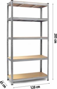 Humberg Regał metalowy magazynowy 205x120x45 (4850) 11