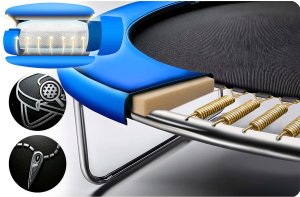 Trampolina ogrodowa Neo-Sport NS-06W181 z siatką wewnętrzną 6 FT 183 cm 12