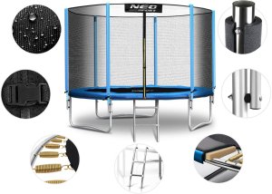 Trampolina ogrodowa Neo-Sport NS-06Z181 z siatką zewnętrzną 6 FT 183 cm 5