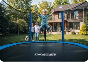 Trampolina ogrodowa Neo-Sport NS-06Z181 z siatką zewnętrzną 6 FT 183 cm 13