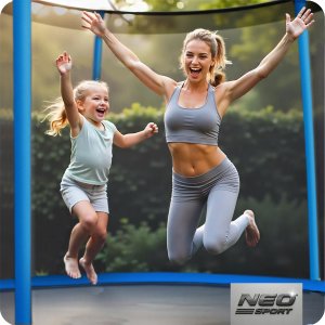 Trampolina ogrodowa Neo-Sport NS-10Z181 z siatką zewnętrzną 10 FT 312 cm 5