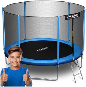 Trampolina ogrodowa Neo-Sport NS-10Z181 z siatką zewnętrzną 10 FT 312 cm 13