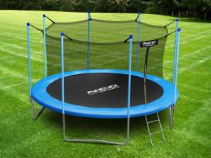 Trampolina ogrodowa Neo-Sport NS-13W181 z siatką wewnętrzną 13.5 FT 404 cm 3