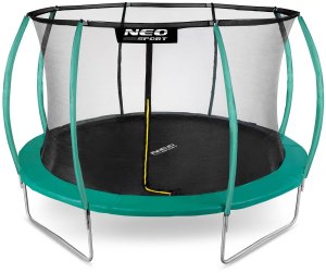 Trampolina ogrodowa Neo-Sport NS-12C181 z siatką wewnętrzną 12.5 FT 374 cm 2