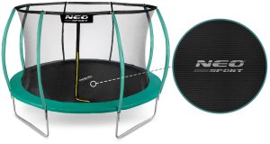 Trampolina ogrodowa Neo-Sport NS-12C181 z siatką wewnętrzną 12.5 FT 374 cm 3