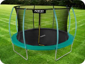 Trampolina ogrodowa Neo-Sport NS-12C181 z siatką wewnętrzną 12.5 FT 374 cm 2