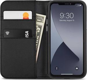 Moshi Etui Moshi Overture 2w1 Apple iPhone 12 mini z kieszeniami na karty + stand up (system SnapTo) (Jet Black) 3
